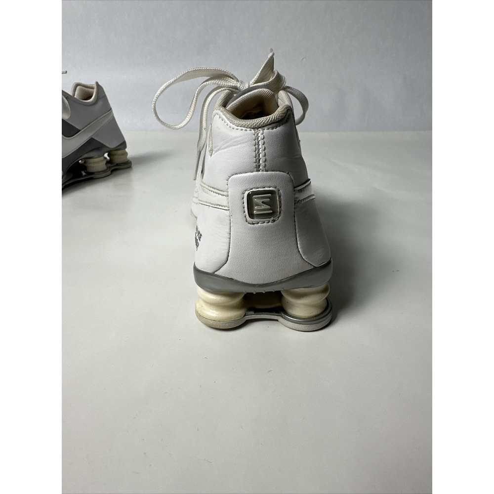 Nike Shox Deliver 317549-112 Women's White/Grey Leather Sneakers Shoes Size 8.5 - Picture 8 of 11